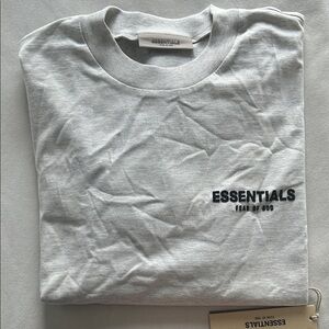 Fear of God Essentials Light Gray Tee